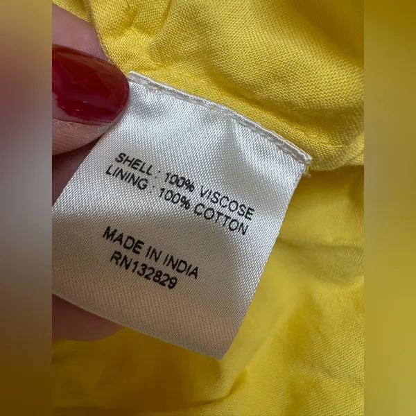 Majorelle Esther Midi Dress in Canary Yellow size Small $215 - Image 11