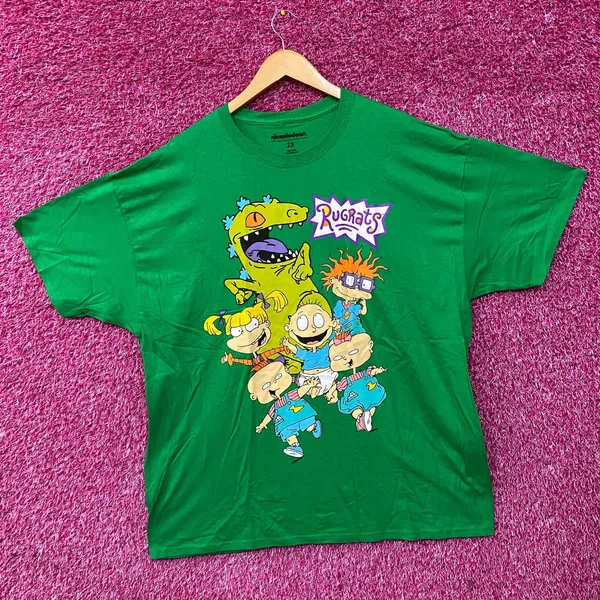 Nickelodeon Rugrats with Reptar T-Shirt 2XL - Image 3