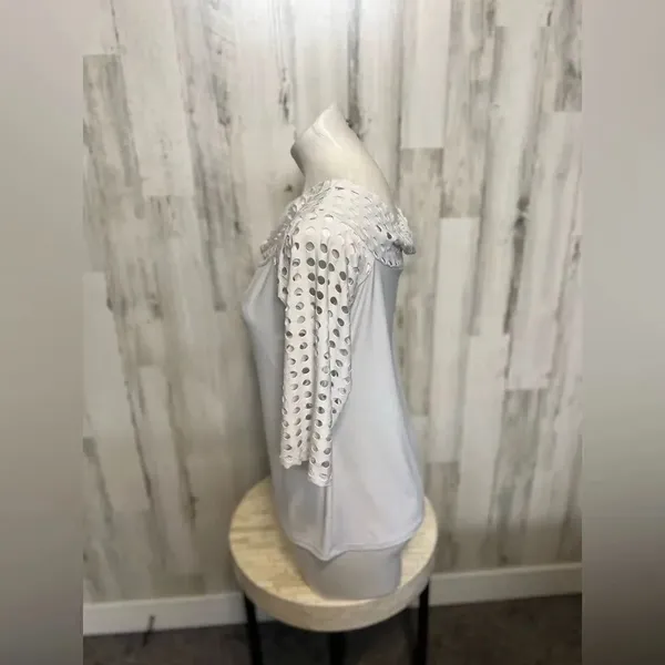 White blouse White Size L - Image 4