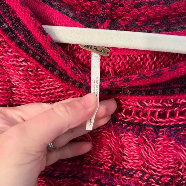 Free People Craft Time Bell Sleeve Sweater - Pink - Image 4