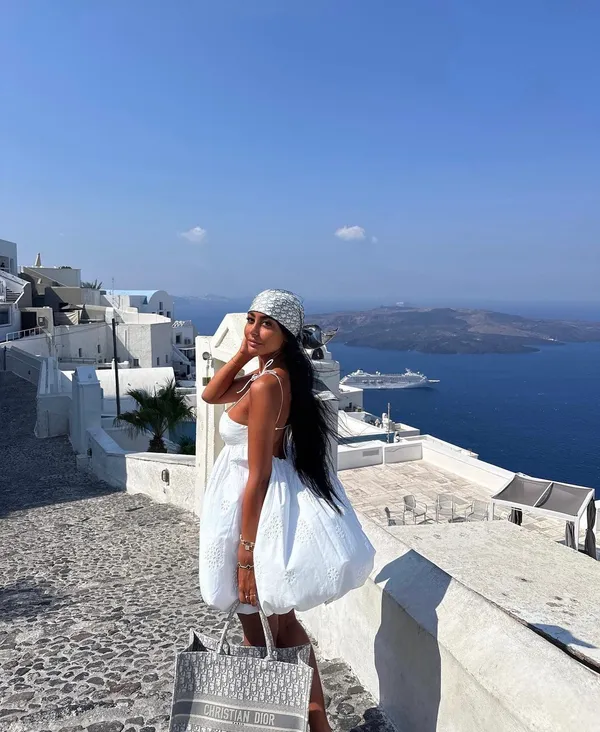Zara dress mini crochet balloon embroidered white boho vacation casual summer - Image 2