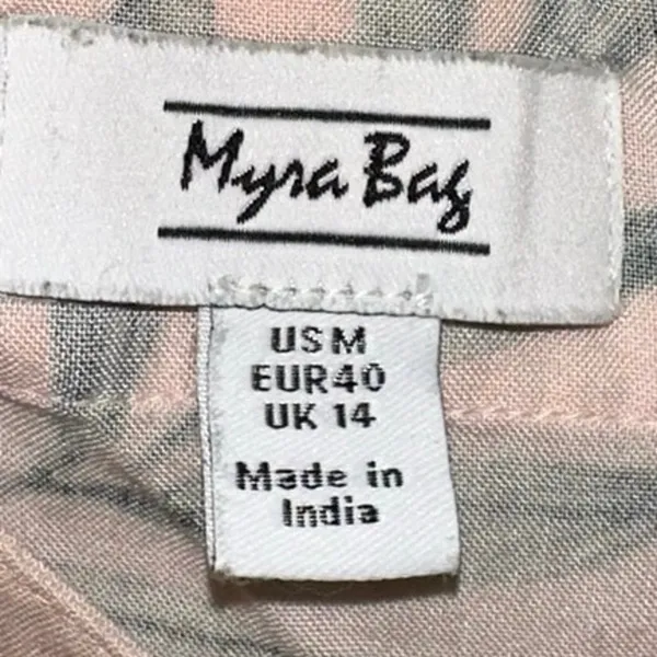 Myra Bag Floral Tropical Crop Tank Top Women's‎ Medium Boho - Image 3