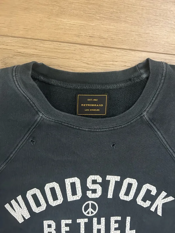 Free People Woodstock Sweatshirt Retrobrand x - Image 2