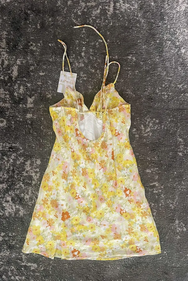 Walk This Way Floral Mini Dress - Image 3