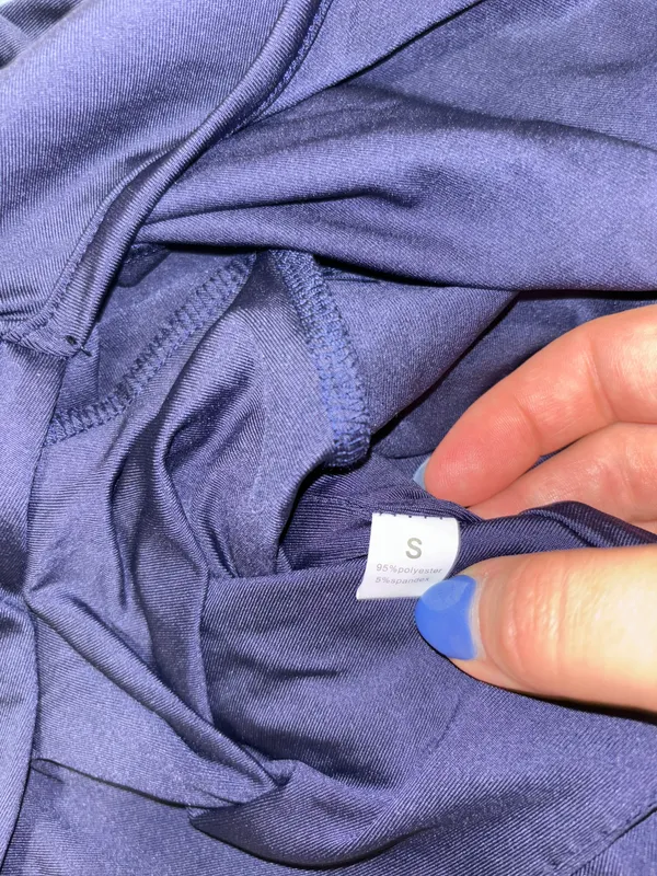 Long Sleeve Navy Bodysuit Blue - Image 2