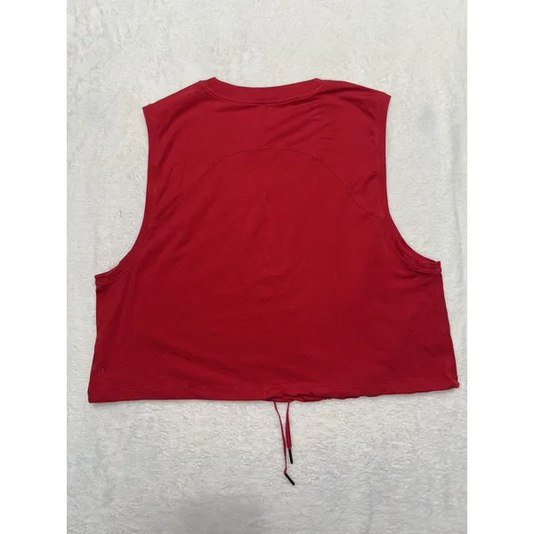 Lululemon Women's Adapt To you Tank Dark Red Size 6 - Image 4