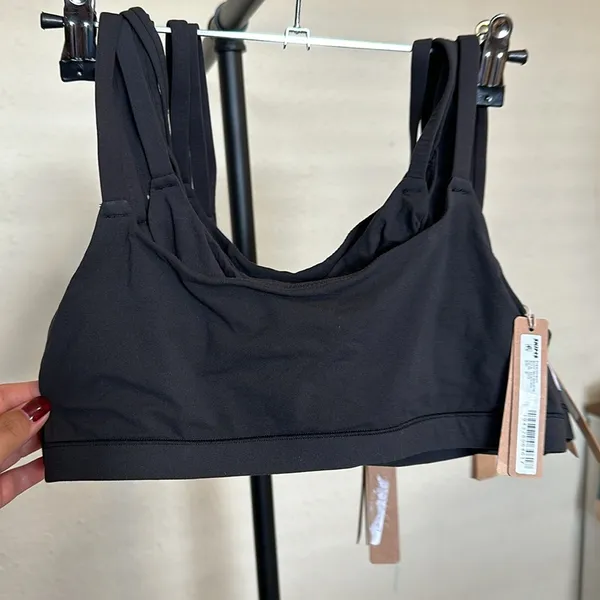 SKIMS Fits Everybody Scoop‎ Neck Bralette Onyx Black XS BR-SCN-2025 NWT - Image 3