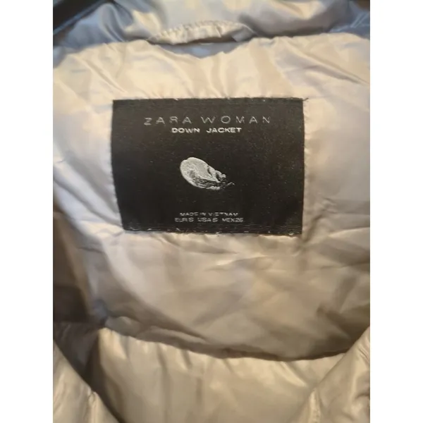 Zara woman down jacket sz S - Image 7