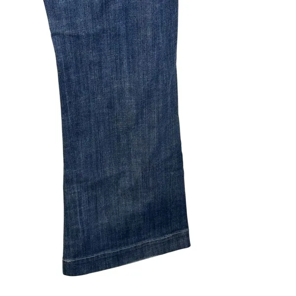 The‎ Limited 917 Women Jeans Flared Leg Mid-Rise Stretch Dark Wash Denim Blue 8R - Image 7