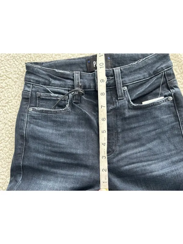 Paige Women's Margot Ankle Skinny Jeans Transcend High Rise Dark Blue Size 23 - Image 8