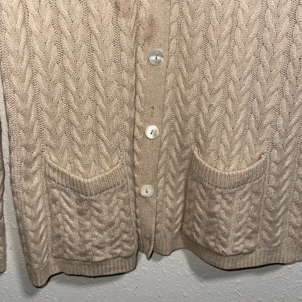 Valerie Stevens 100% cashmere cardigan size medium‎ - Image 8