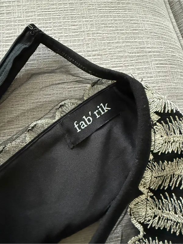 Fabrik Black Cocktail Dress - Image 4