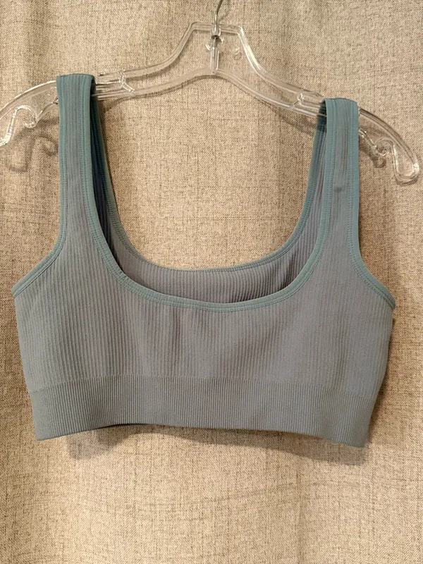 Avictia | Teal Set (Shorts & Top) Ribbed Collection | L - Image 4