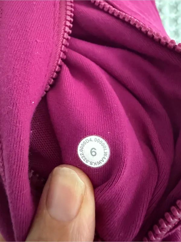 Lululemon Define Jacket *Luon Magenta Purple size 6 - Image 3