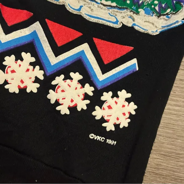 Vintage 90s 1991 Christmas holy grail Crewneck sweater - Image 8