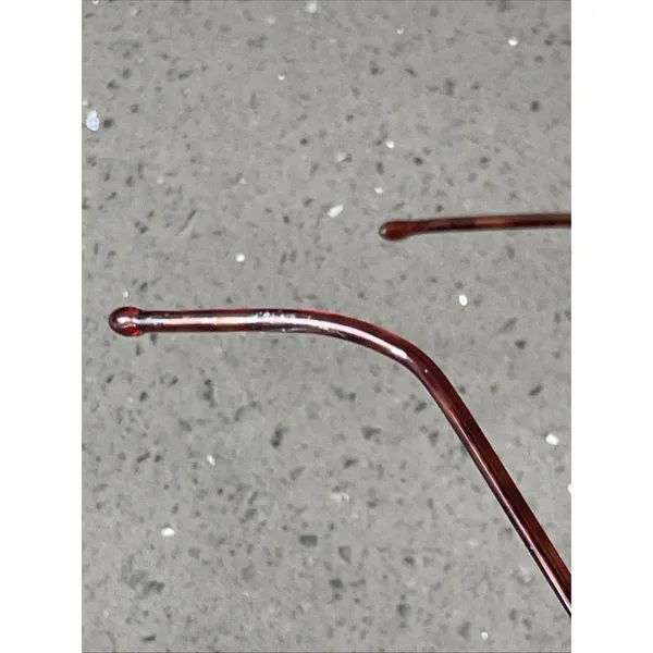 Paradox MOD 598 Eyeglasses FRAMES ONLY Easyclip 48-19-140 10 full rim Bronze - Image 9