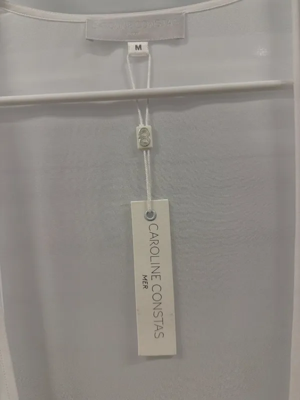 Caroline Constas Charlize Coverup White Womens Size Medium - Image 7