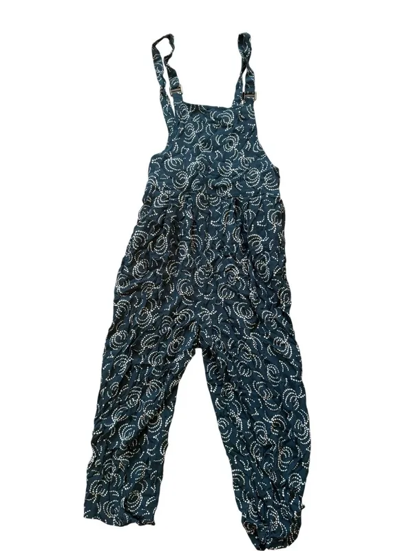 MAEVE Blue Anthropologie Patterned Overalls Sz Medium NEW NWOT - Image 5