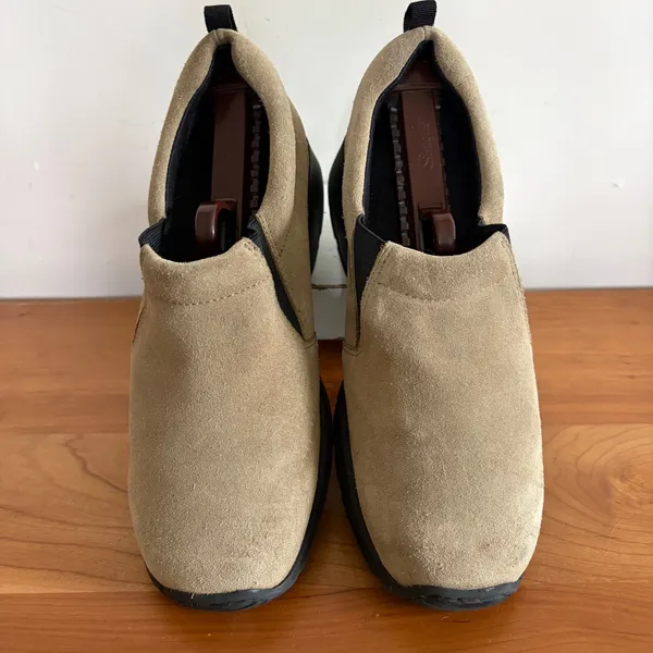 Bare Traps Winona Tan Suede Leather Slip‎ On Platform Loafers BT-F014608-10 7.5M - Image 3