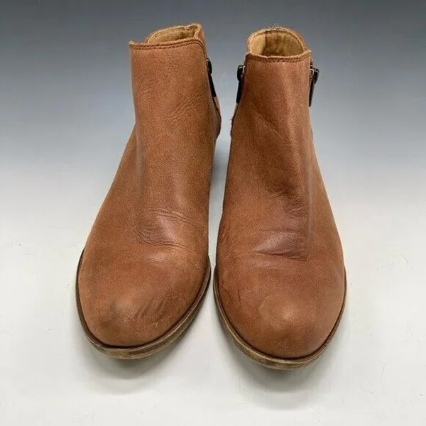 Lucky‎ Brand 8.5 LP-Burklee Brown Booties Leather 39 - Image 3