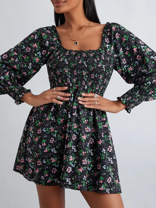 Hill House The Nap Dress in Multi Berry Crepe - Image 7