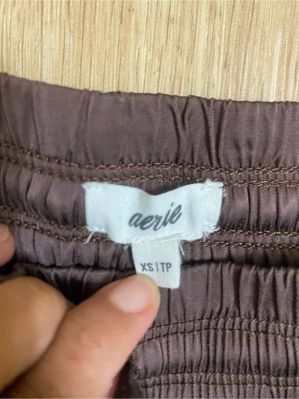 aerie Brown Cargo Joggers - Image 2