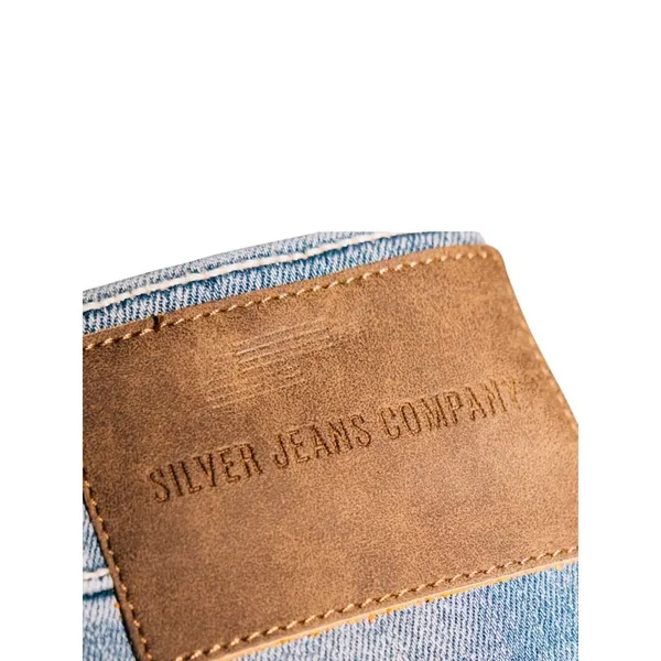 Silver Jeans Co. Mid Rise Curvy Fit Capri Jeans Luxe Stretch Indigo Blue 25x23 - Image 12