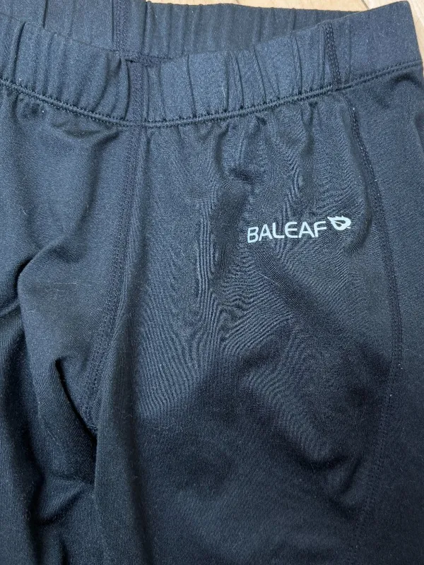 BALEAF Fleece Lined Running Sweat Lounge Pants Black Size XS Black - Image 3