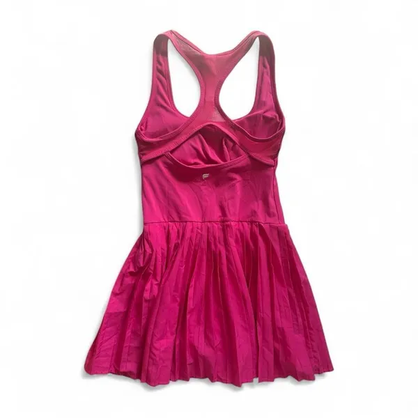 Fabletics Hot Shot Pleated Dress Women Small Hot Pink Tennis Athletic Skort - Image 5