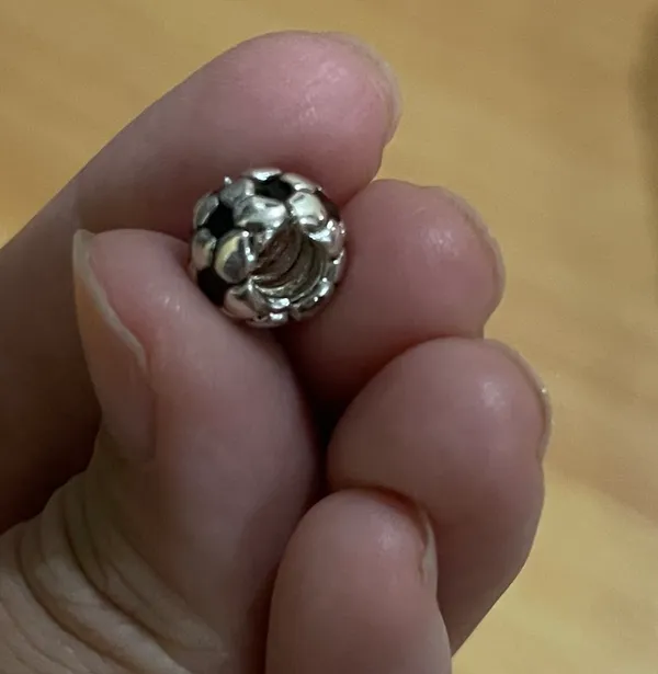 925 soccer mom silver ball charm - Image 2