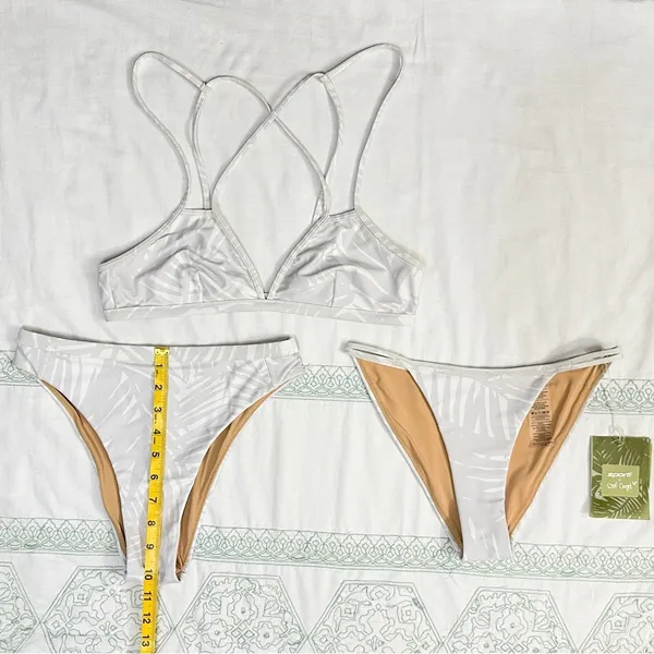 Billabong NWT Sporti x Stef Corgel Isla Palm Shadow Bikini Set - Daylight - M/S/S - Image 15