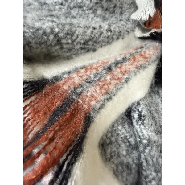 FREE PEOPLE Brushed‎ Racer Stripe Blanket Scarf $58 MSRP - Image 3