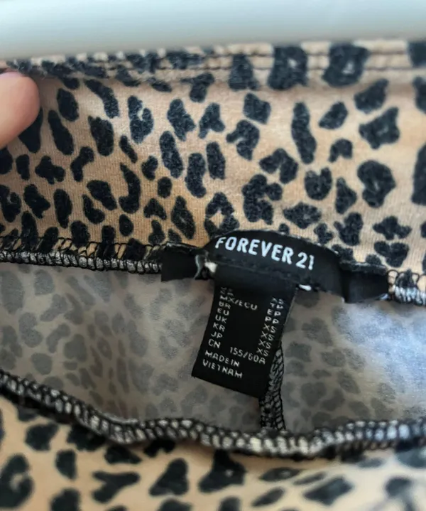 Forever 21 cheetah biker shorts - Image 2