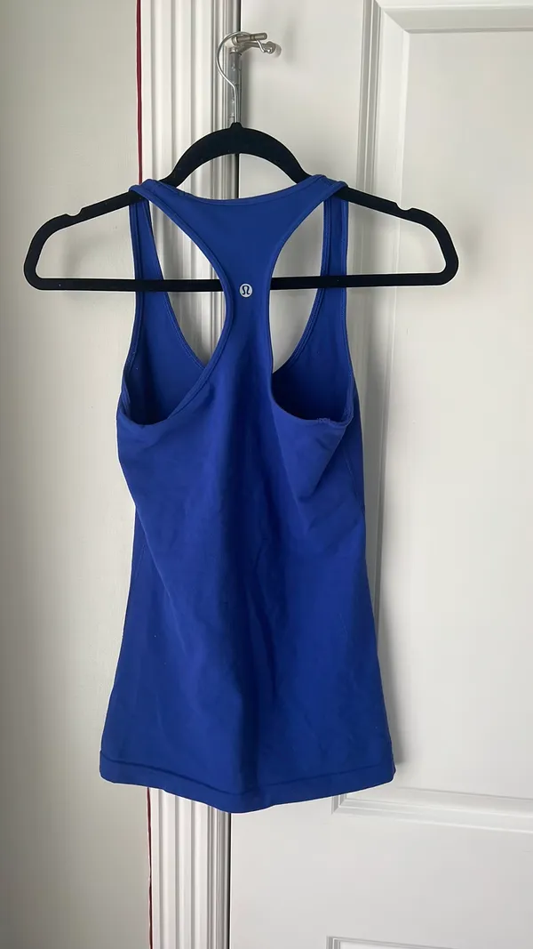 Lululemon Tank Top Blue Racerback - Image 2