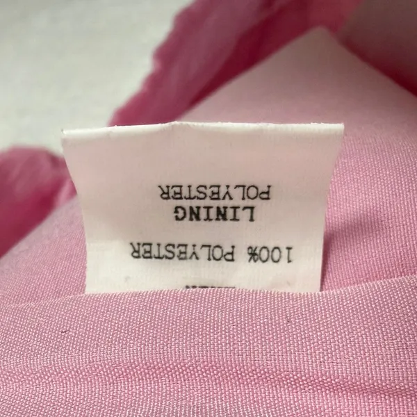 Hello Molly Wondering Heights Mini Dress Long Sleeves Pink Tie Back Size 8 - Image 6