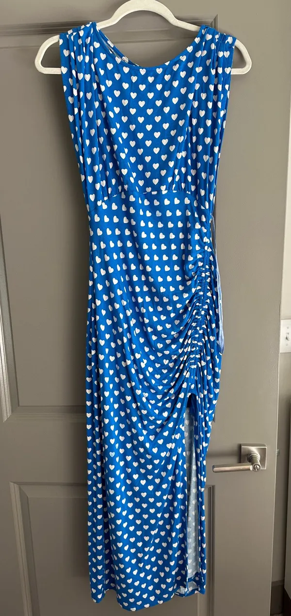 Free People Blue Midi Dress - Image 5