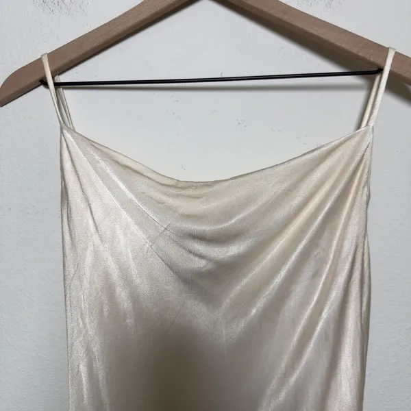 Shona Joy Women‎ Slip Dress 10 Champagne Cowl Neck Formal Wedding Party Event - Image 6