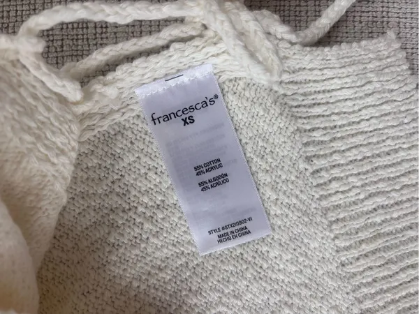 NEW with TAGS Blue Rain x Francesca’s Knit Sleeveless Side-Tie Top - Image 7