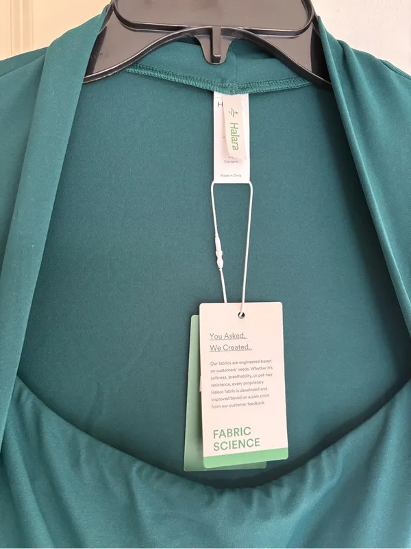 HALARA Emerald Green Wide-Leg Jumpsuit with Square Neck - Image 8