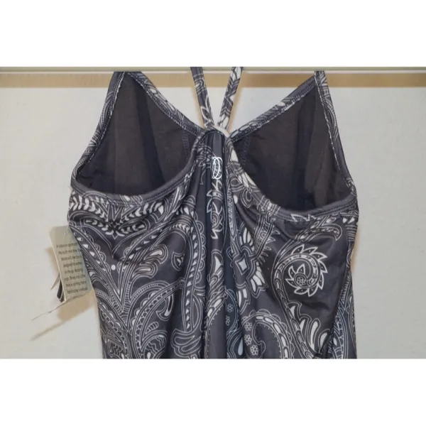 Balance collection racerback tank top paisley print - Image 5