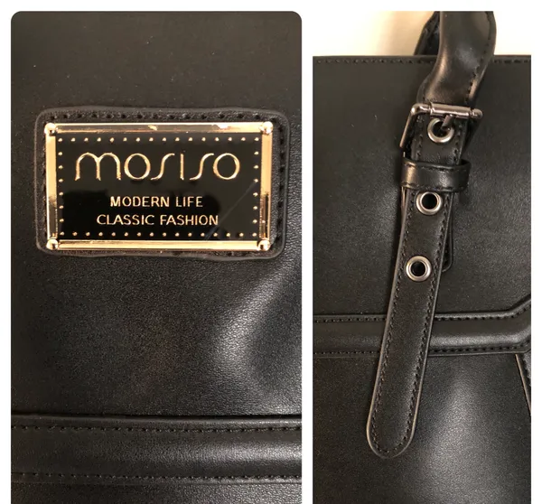 Mosiso Black Laptop Tote - Image 10
