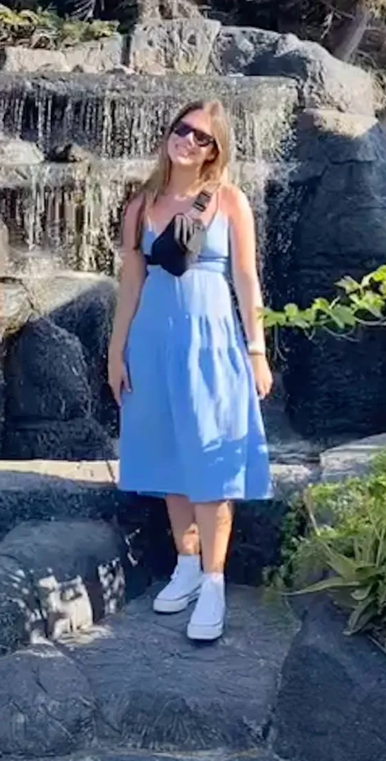 Le lis Boutique Midi Blue Dress - Image 2