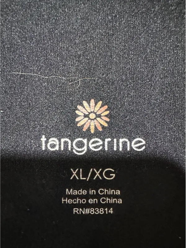Tangerine Ladies XL Black Activewear Jacket - Image 4