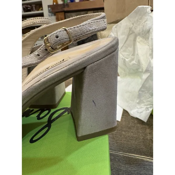 Paul Green Toluca Slingback Pump in Cashmere Metallic Suede‎ Size 3.5 US 6 - Image 4