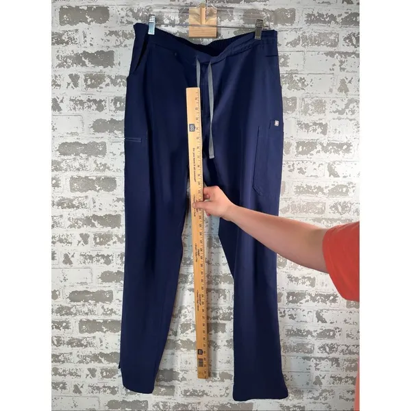 Figs | women blue straight leg scrub pants - Image 6