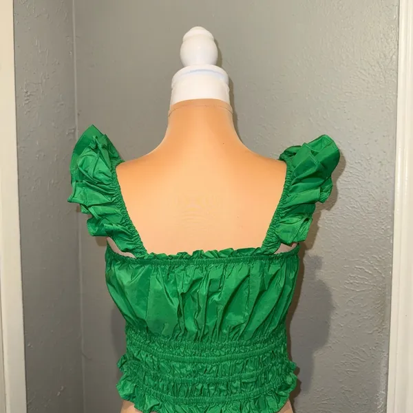 Maeve‎ Smocked Taffeta Tank - Image 4