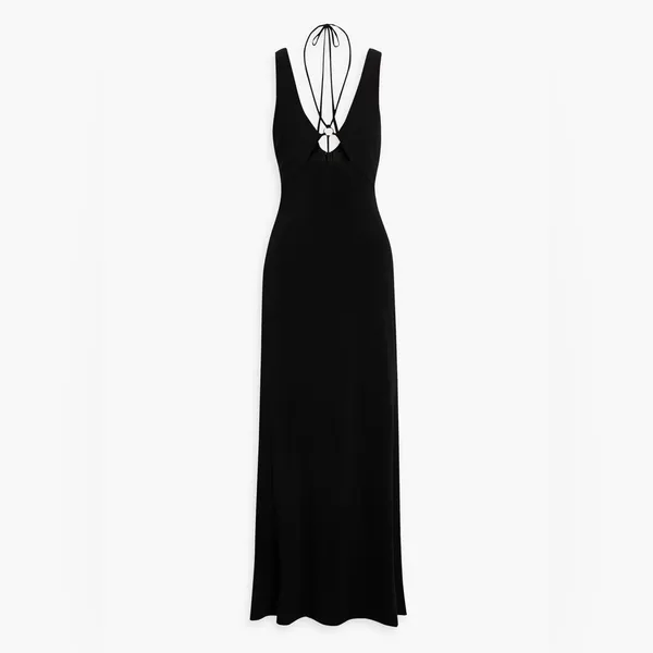 NEW NWT Bec + Bridge Adele Ring Embellished Cutout Maxi Dress Black - Image 3