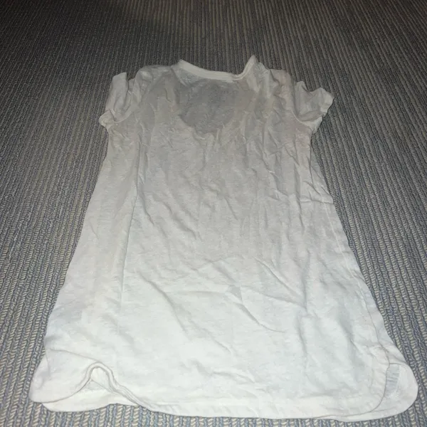 American Eagle Distressed V-Neck Boyfriend T-Shirt - Image 2