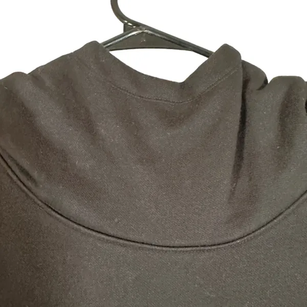 Puma Black Cropped Adjustable Waist Kangaroo Pouch Casual Sweatshirt Women Sz L - Image 8