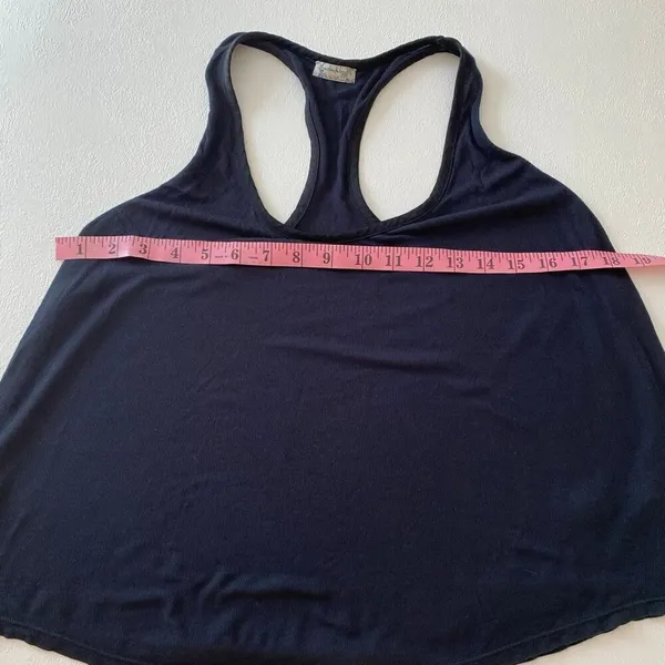 Free People Intimately Navy Blue Racerback Tank Top Women’s Size S - Image 5